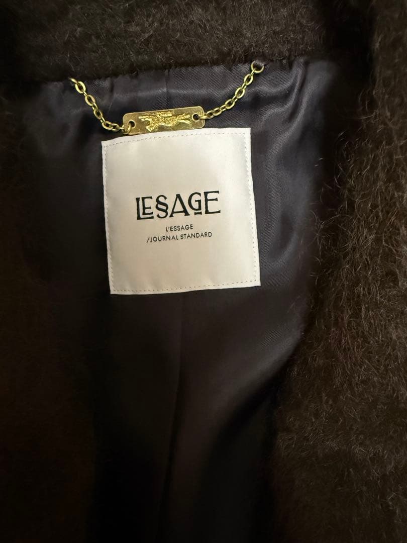 JOURNALSTANDARD L'ESSAGEモヘヤMIXシャギーダブルコート