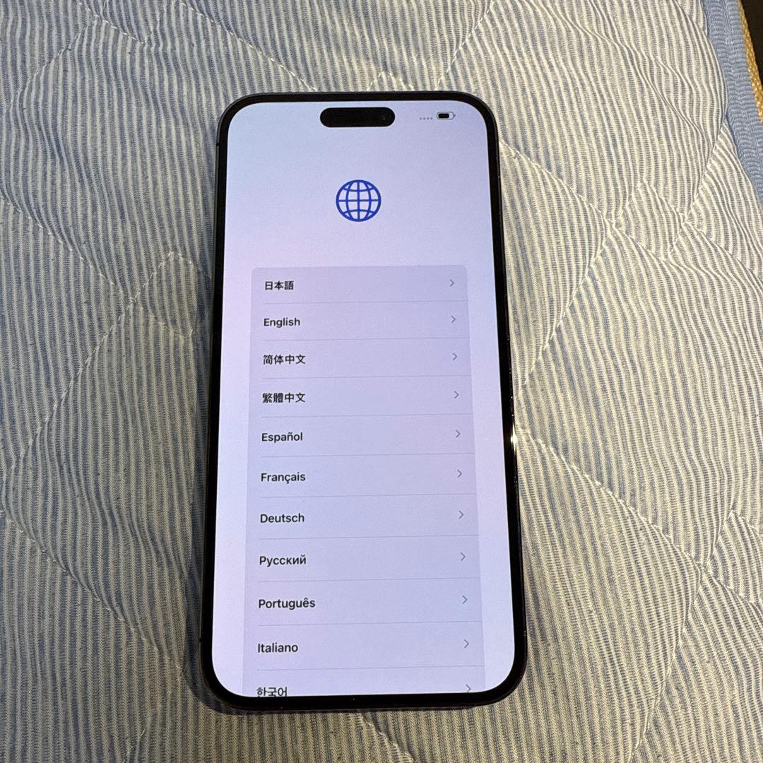 【美品】iPhone 14 Pro Max 256GB ディープパープル
