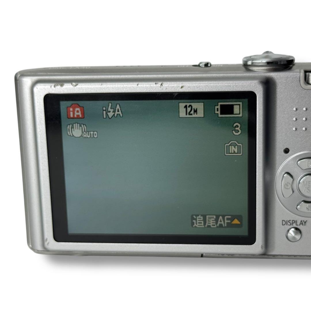 動作◎パナソニック LUMIX DMC-FX4 箱付き シルバー コンデジ