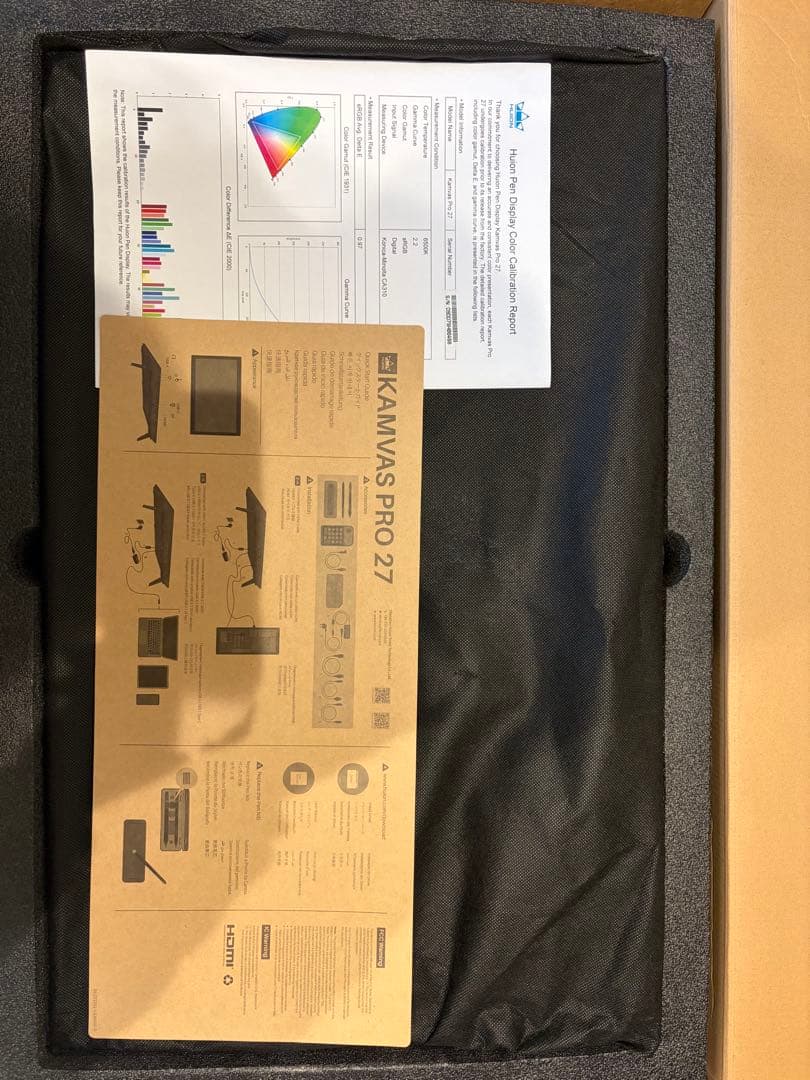 【タッチ機能あり】HUION KAMVAS PRO 27 4K液晶ペンタブレット