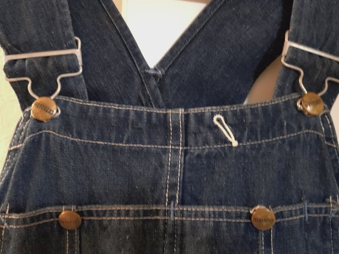50S ヘラクレス オーバーオール グッドサイズ オリジナルレングス まっ紺