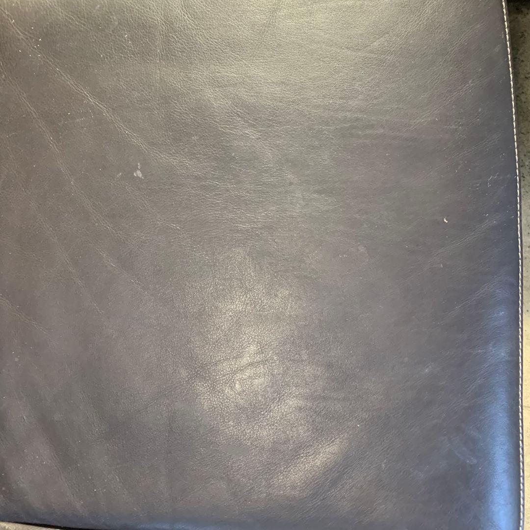 K736 カリモク家具 レザー 本革 ソファ ZU5328DB