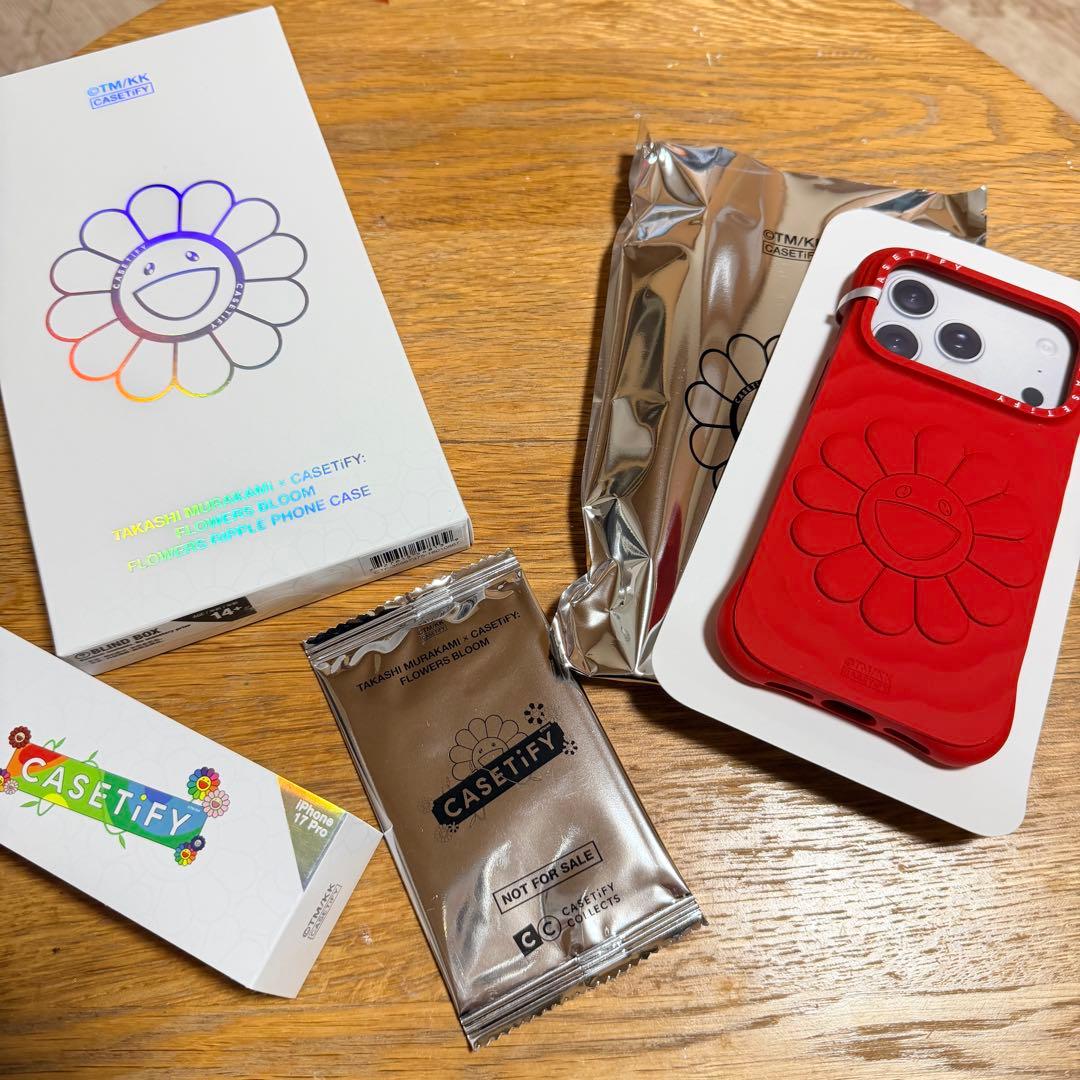 CASETiFY Murakami red iPhone 17 pro セット