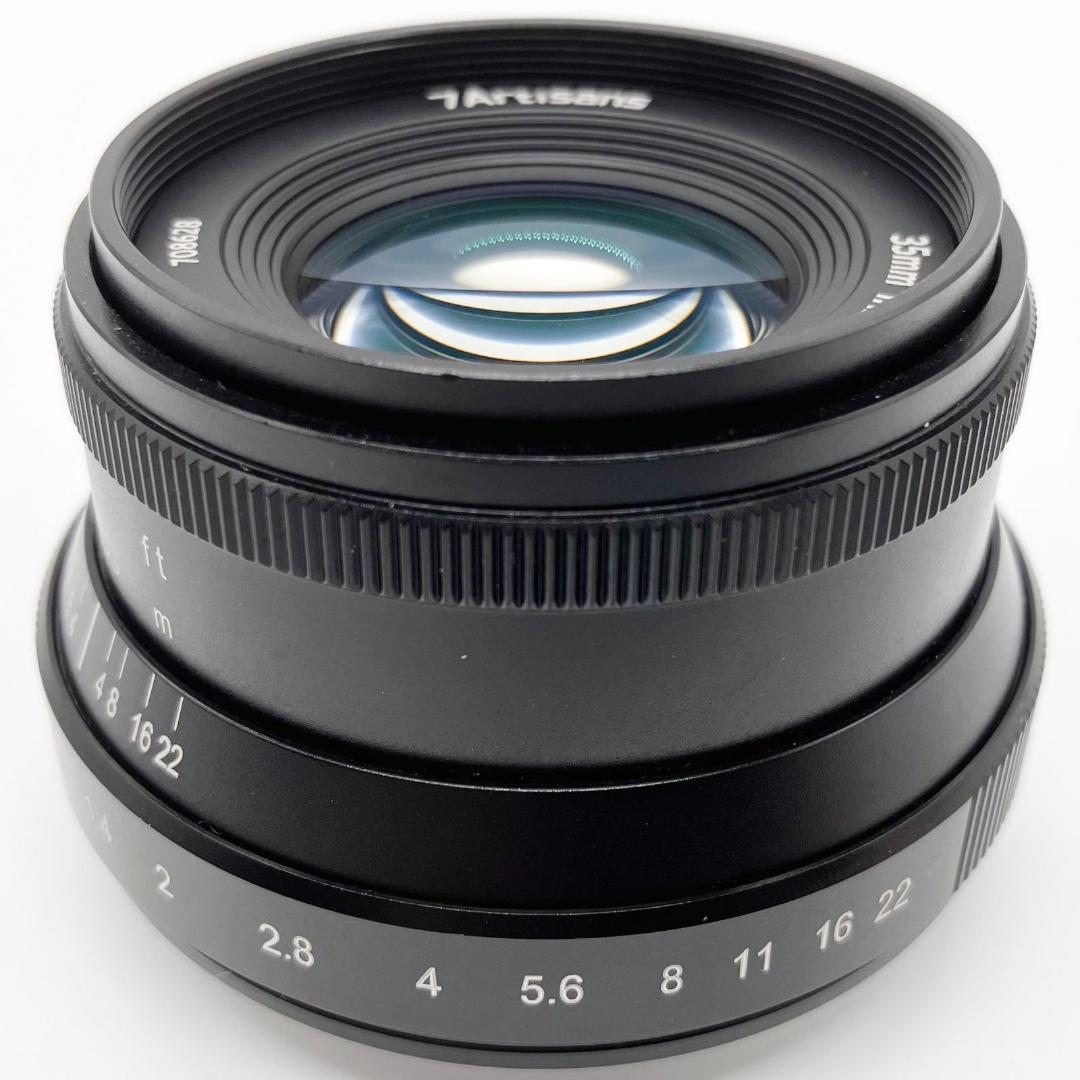 ★ 七工匠 7Artisans 35mm F1.2 ブラック フジフィルムX