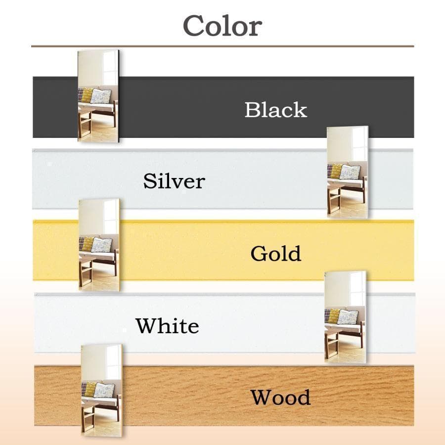 割れない鏡 姿見 全身鏡 フィルムミラー 壁掛け鏡 幅80cm 2296‐8