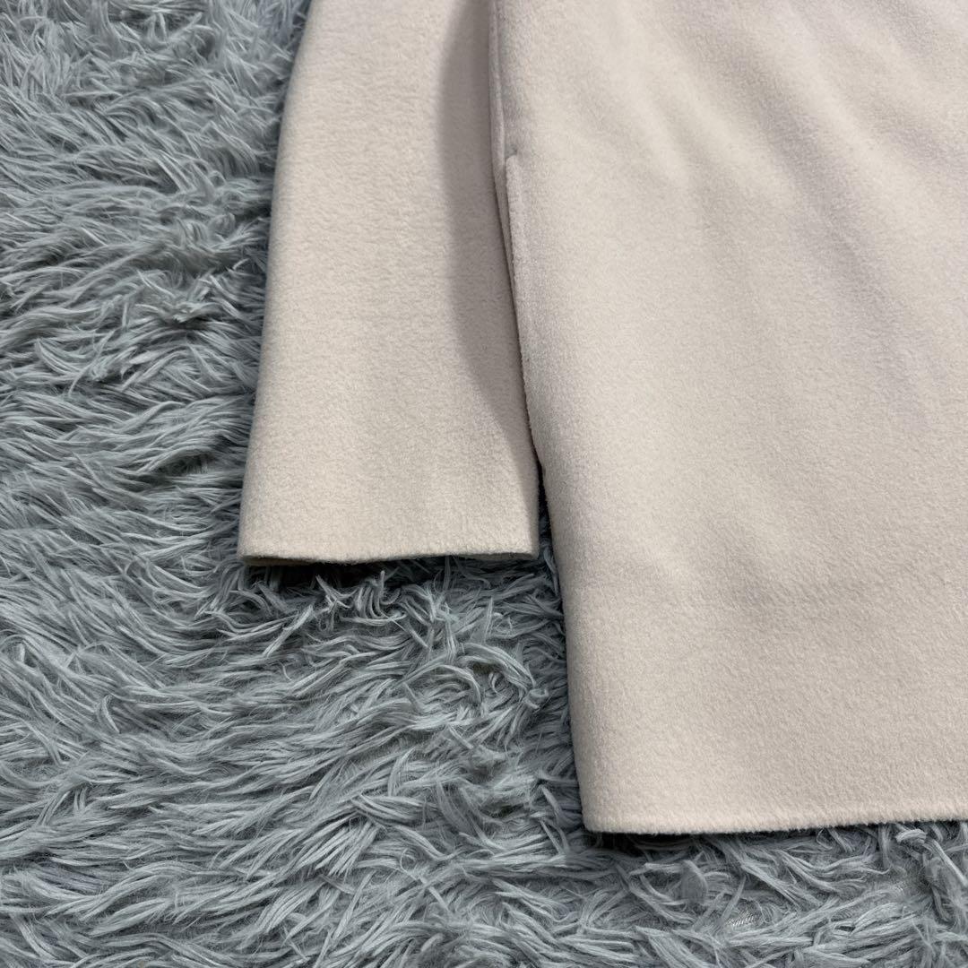 美品✨22AW セオリー カシミヤ混 LUXE NEW DIVIDE ピンク