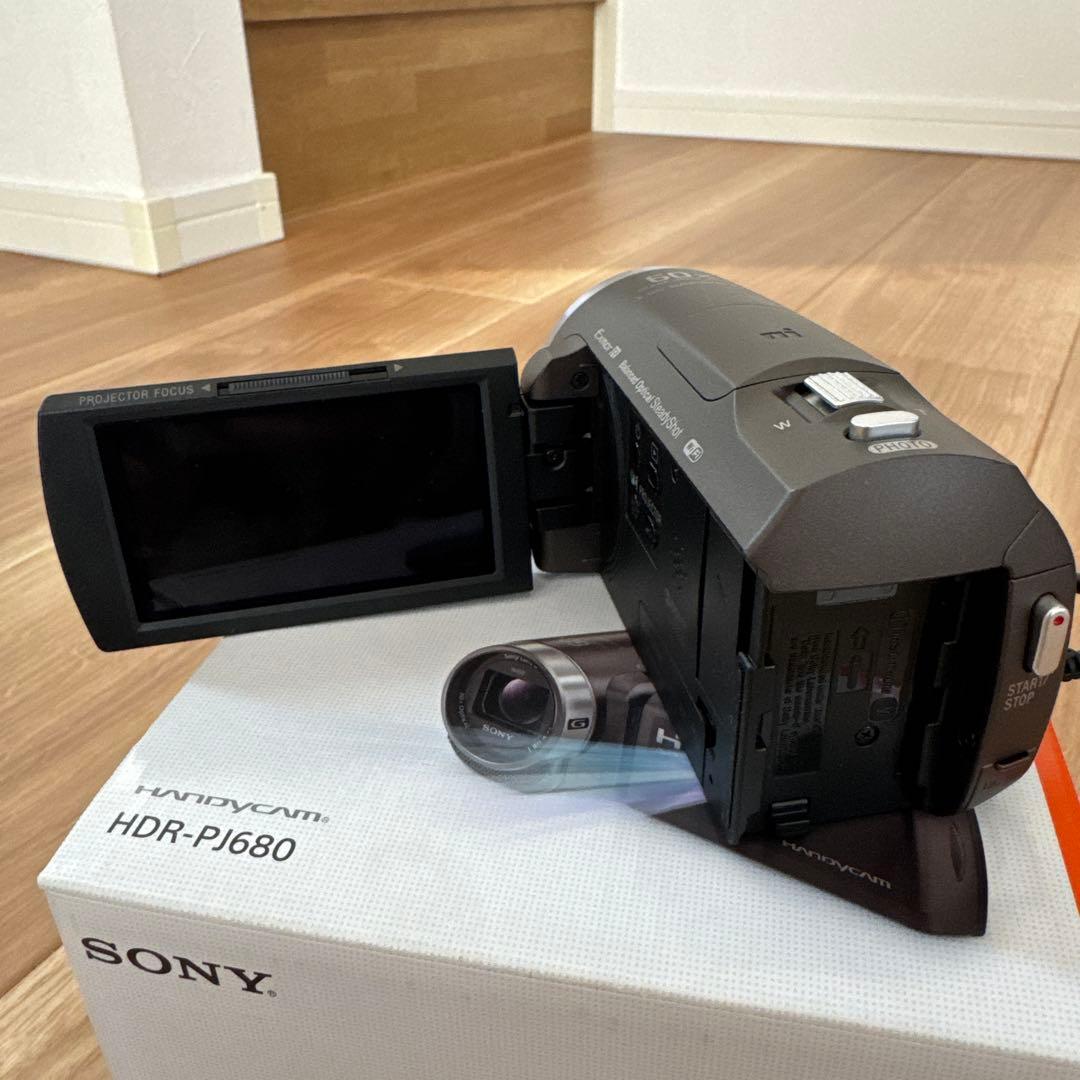 SONY HDR-PJ680 ビデオカメラ プロジェクター 美品 ソニー