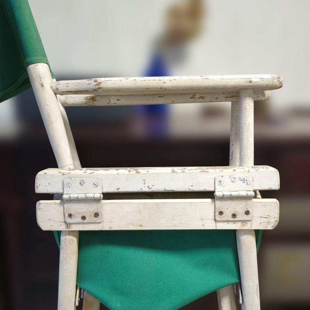 USA米国製アンティークディレクターズチェア 折りたたみ式