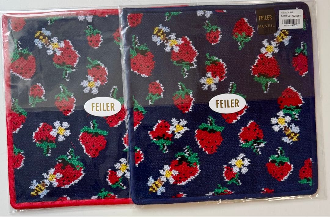 FEILER ミュベールコラボ　ハンカチ２枚セット