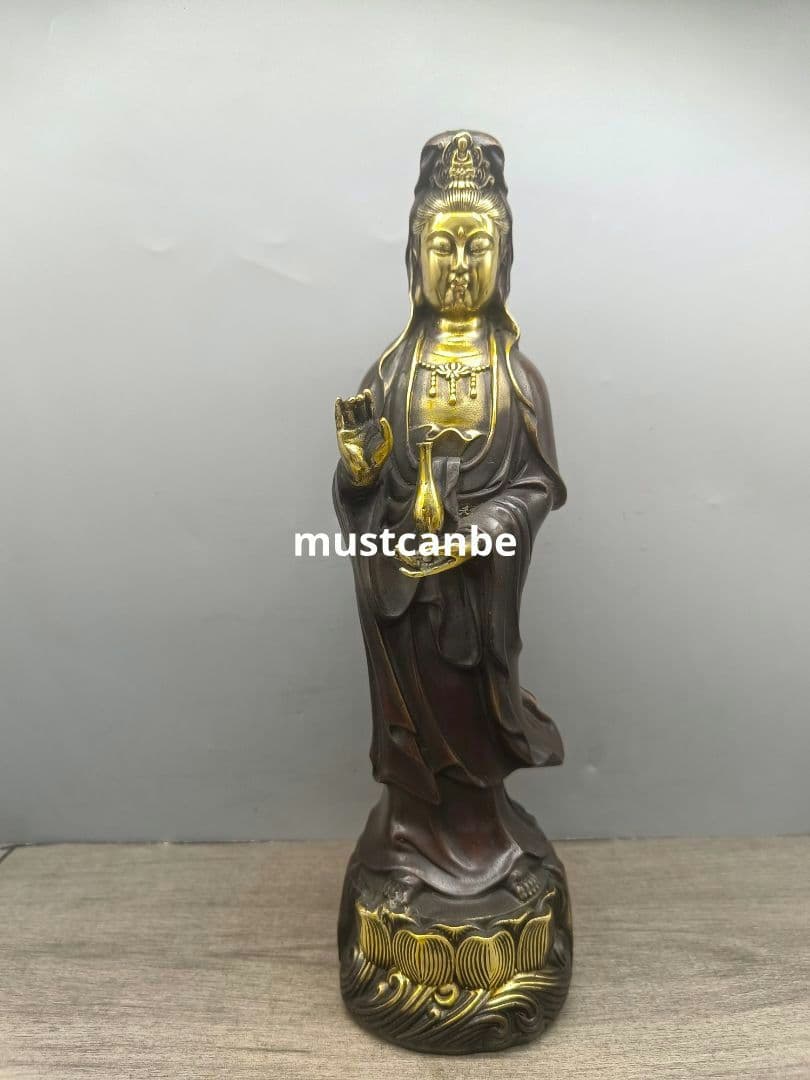 西方三聖仏像 菩薩 観音 銅製 仏像 彫刻 置物 開運 風水