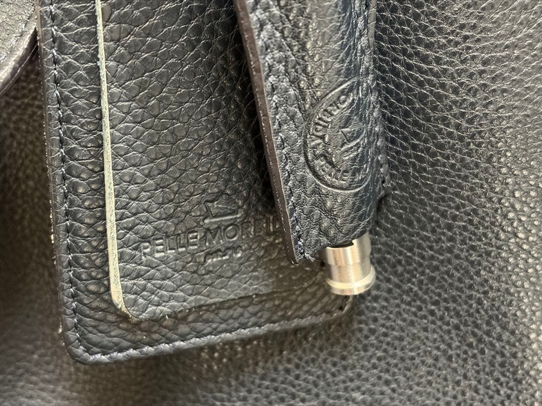 ペッレモルビダ　メイデンボヤージュ　ビジネスバッグ　2way　A4　ネイビー