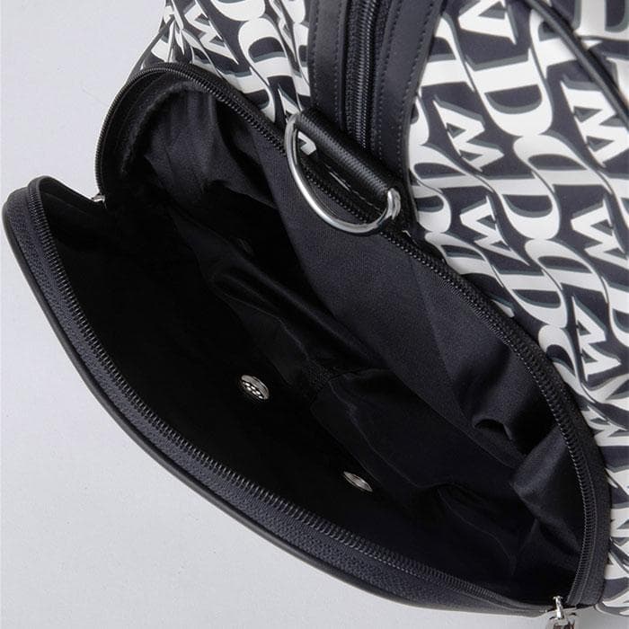 ★新品★ダンスウィズドラゴン★モノグラムプリントボストンバッグ★BK