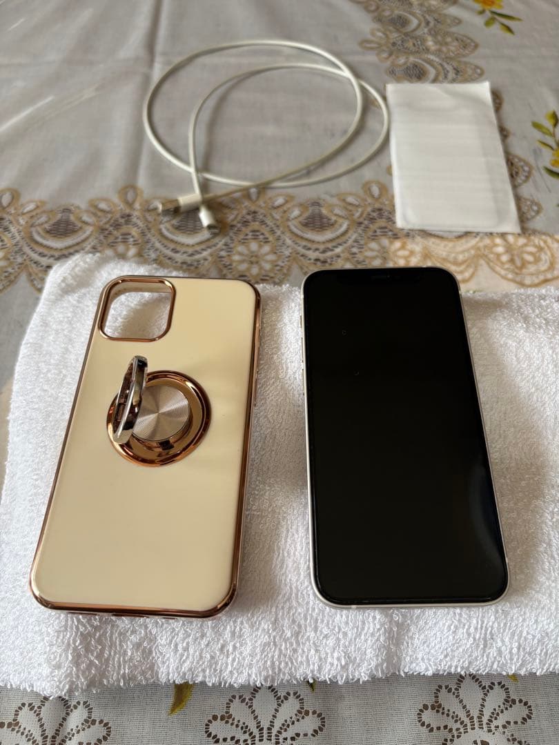 Apple iPhone 12mini 64GB ホワイト 本体 美品❗️