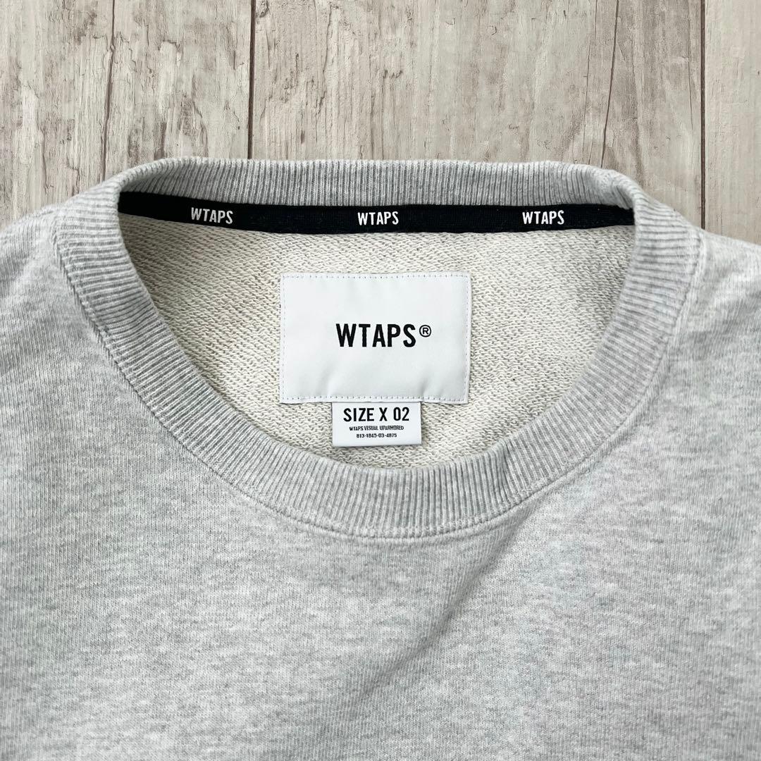 WTAPS スウェット02 WUT SWEATER COTTON グレー