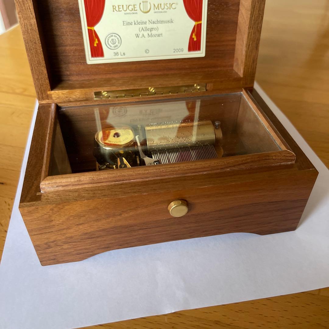 最終値下げ　REUGE MUSIC オルゴール モーツァルト 2009年スイス製
