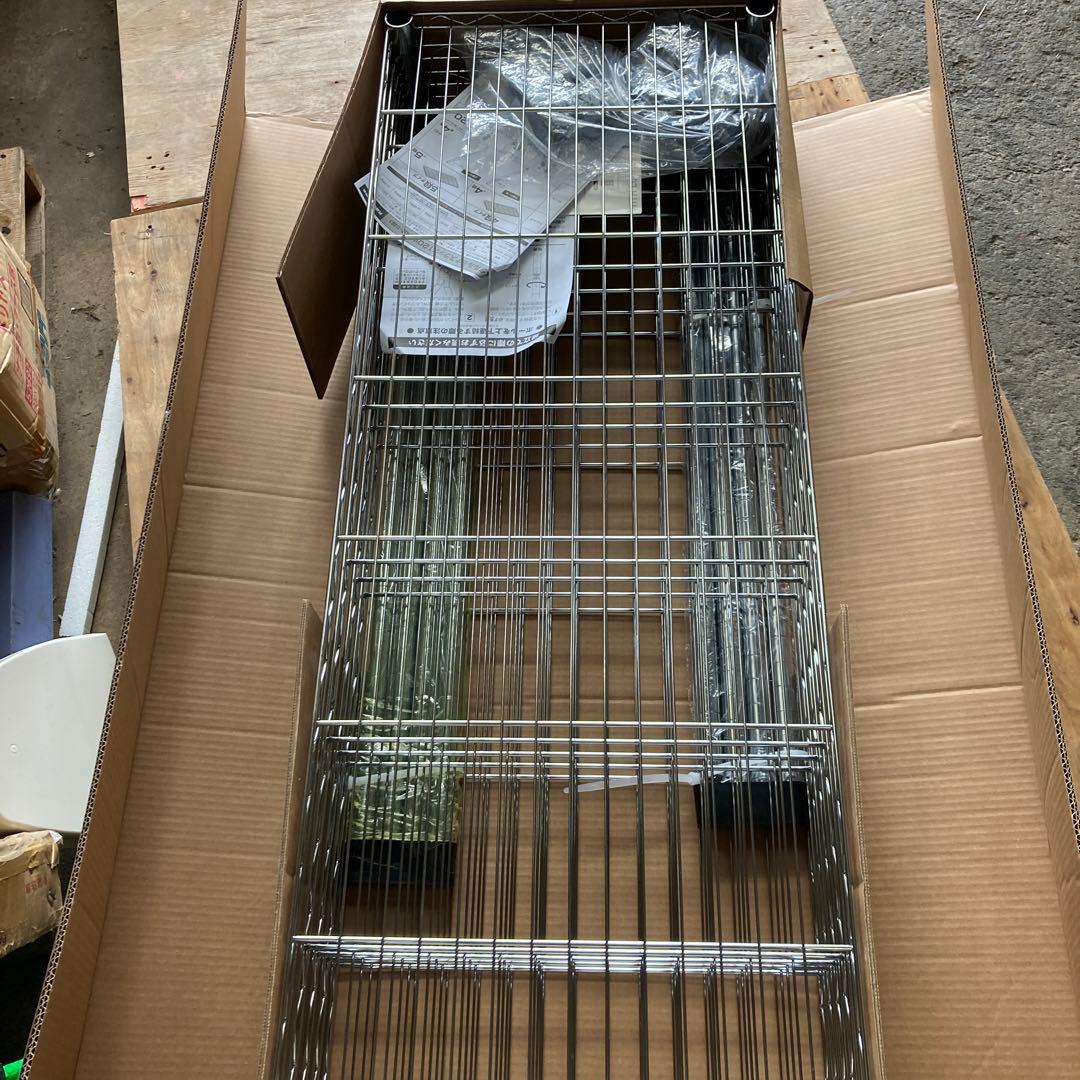 ドウシシャ 棚 メタルルミナスラック 5段 幅120×奥行46×高さ180cm