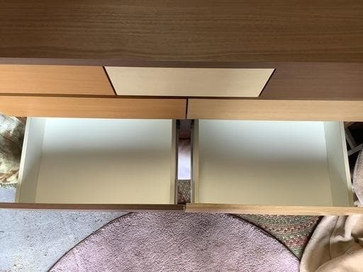 北欧風 3段ローチェスト 120cm幅 KAREN マルチカラー 収納棚