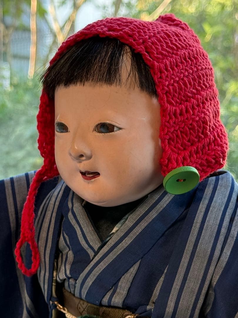 市松人形　抱き人形　伊東久重　42cm