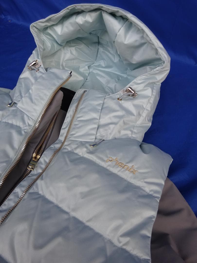 ★未使用★フェニックス レディースXLサイズ スキージャケット ダウン グレー