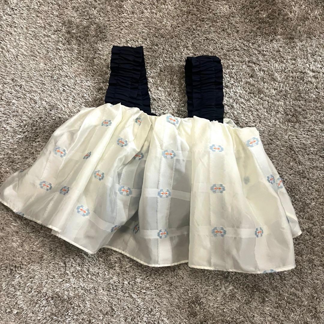 極美品＊shiroconマーガレットバックリボンキャミ【2024SM yori