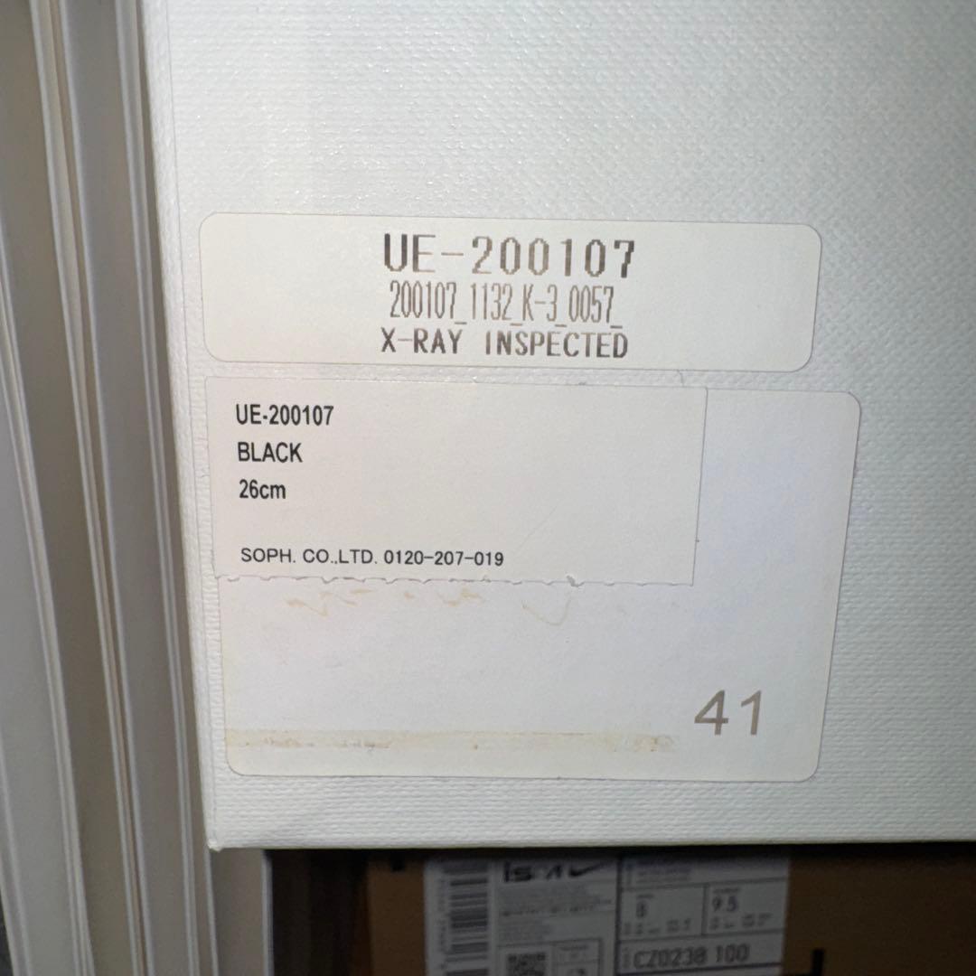 靴 uniform experiment AMB WING TIP SNEAKERS