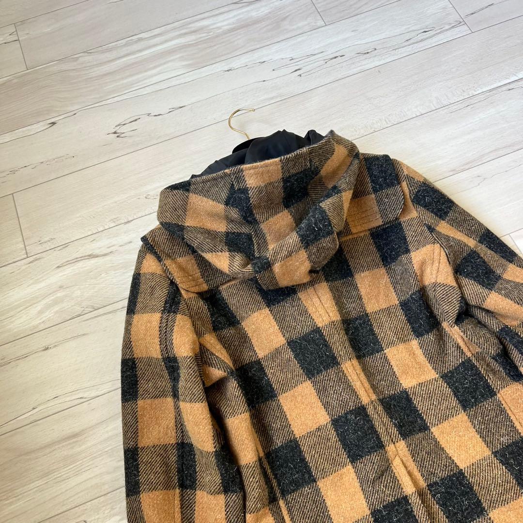 Moonage Devilment ウール ダッフルコート サイズ46 チェック