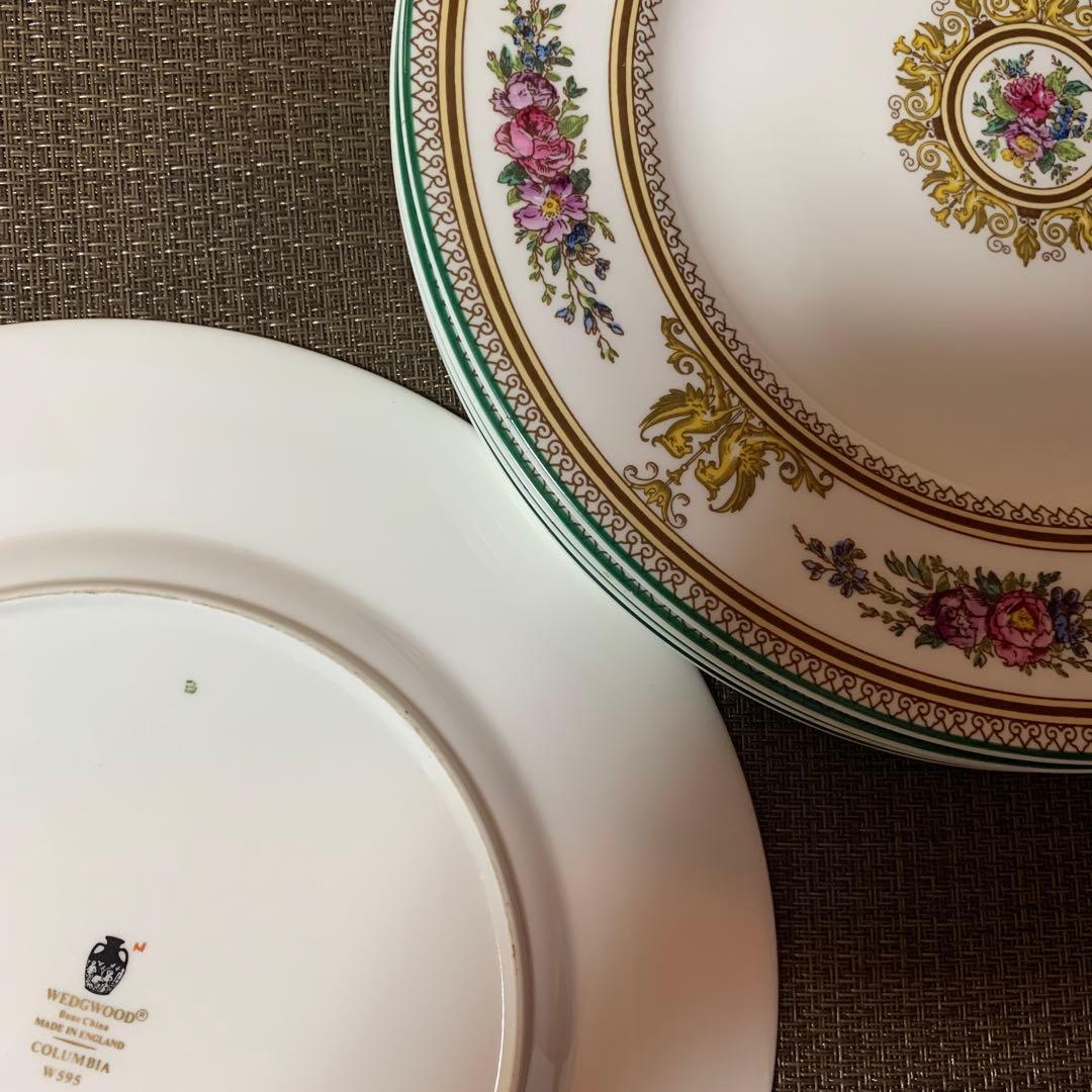 ウェッジウッド コロンビア　エナメル　27cm ディナープレート　6枚