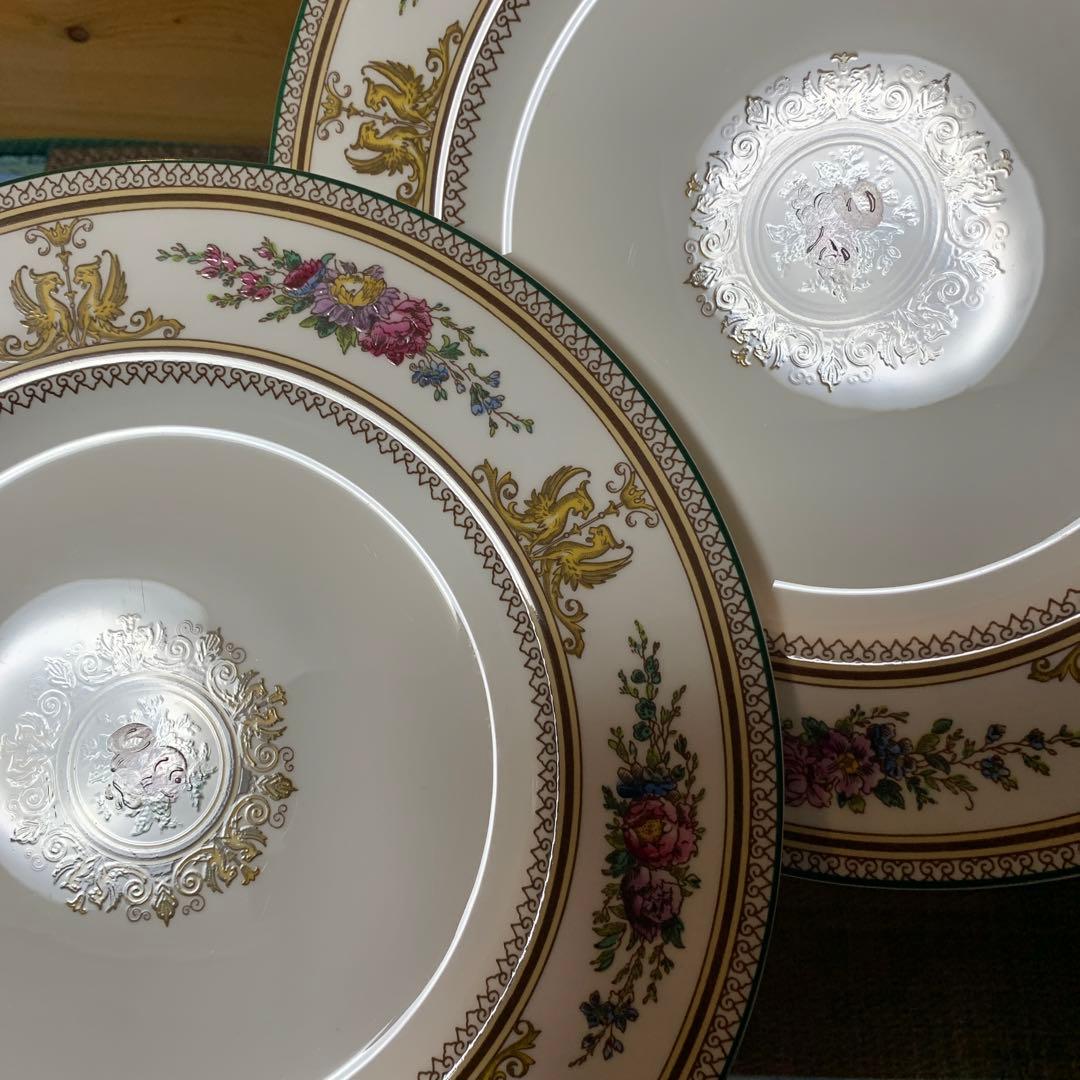 ウェッジウッド コロンビア　エナメル　27cm ディナープレート　6枚