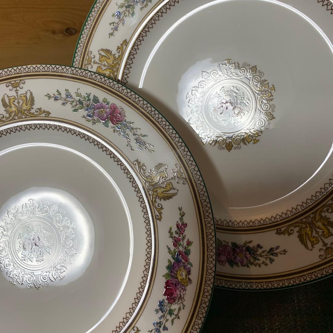 ウェッジウッド コロンビア　エナメル　27cm ディナープレート　6枚