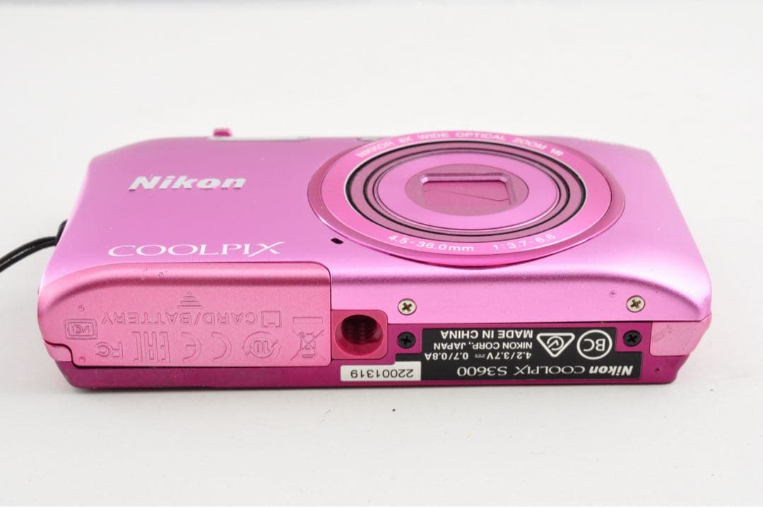 Nikon クールピクス COOLPIX S3600 ピンク