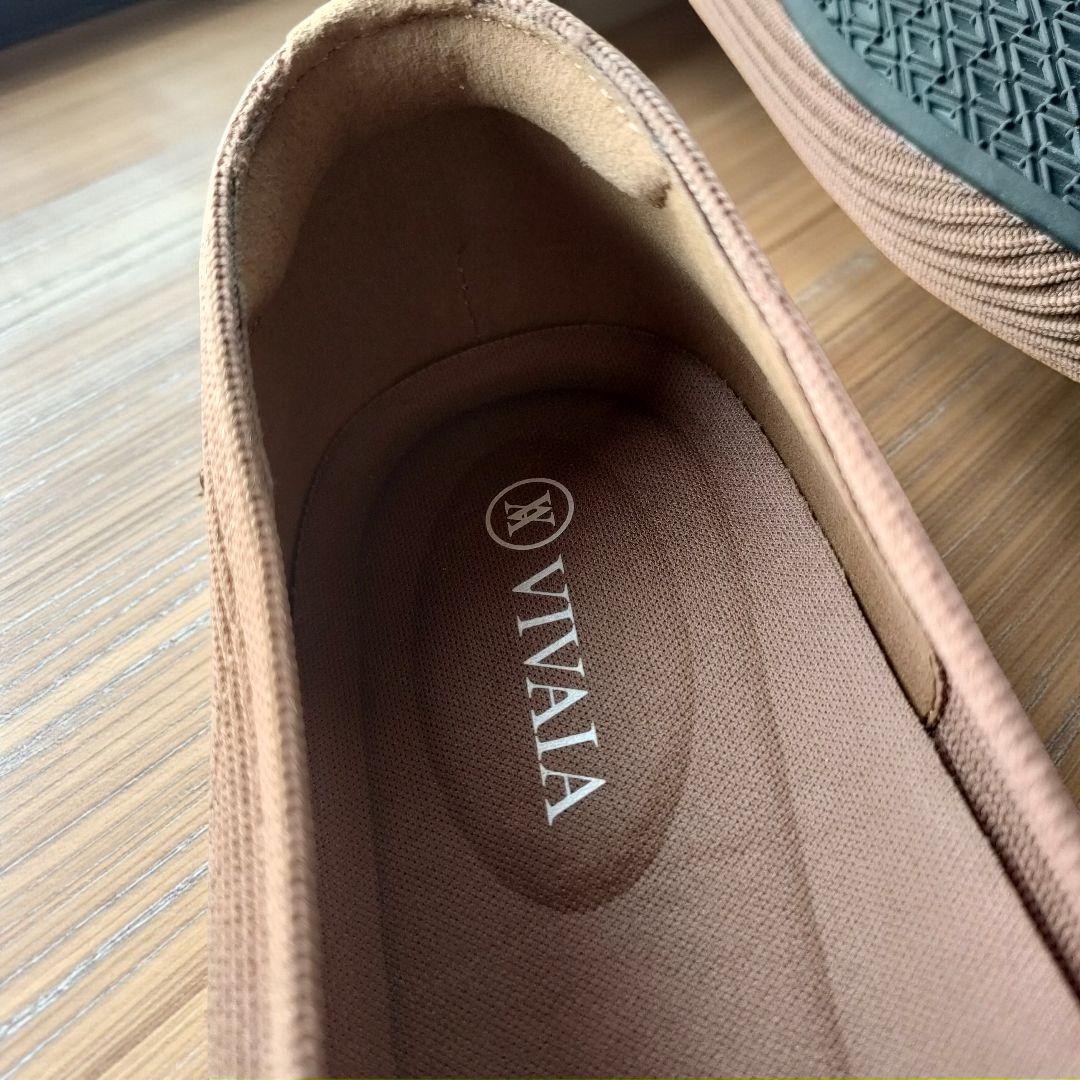 VIVAIA スクエアトゥフラットシューズ パンプス 39