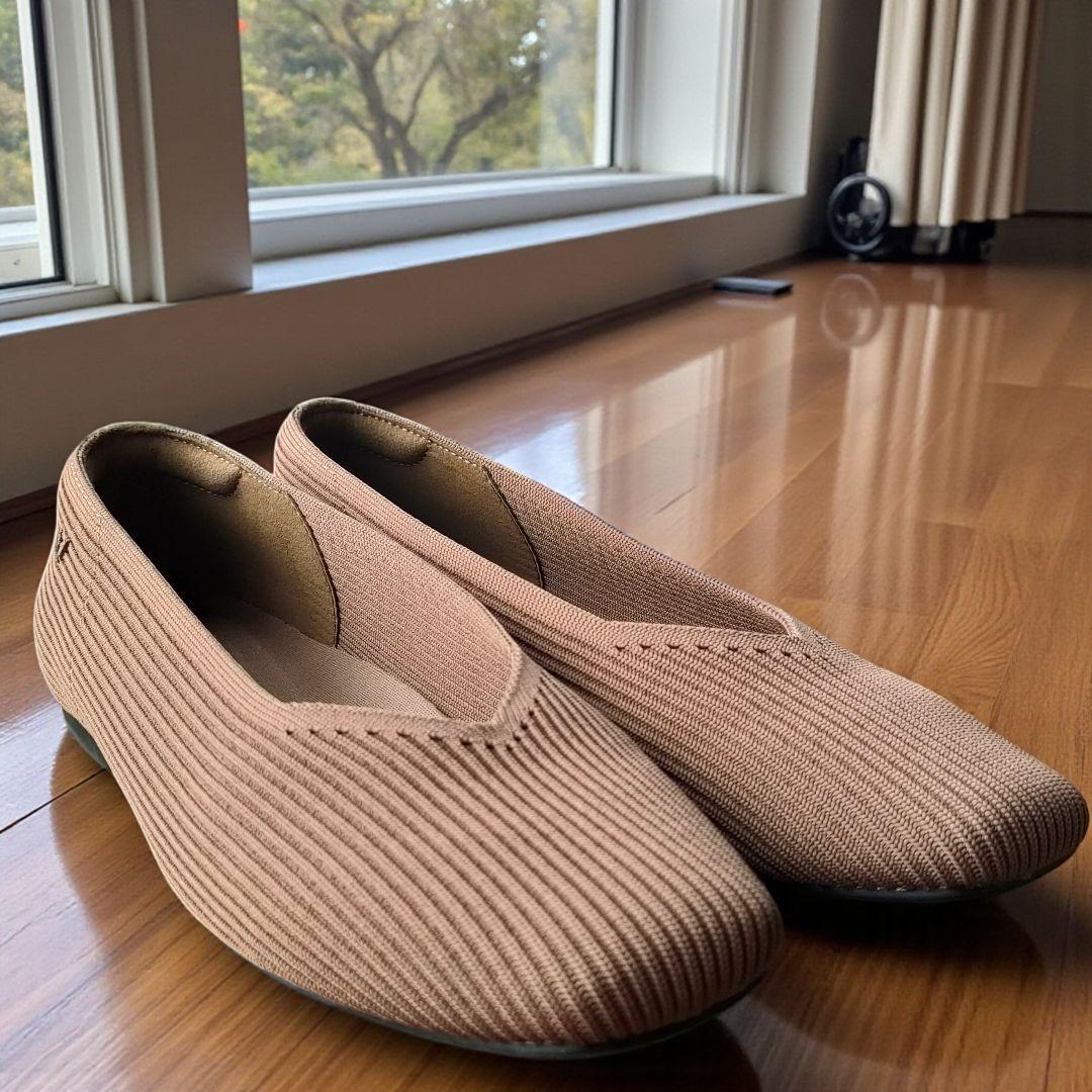 VIVAIA スクエアトゥフラットシューズ パンプス 39