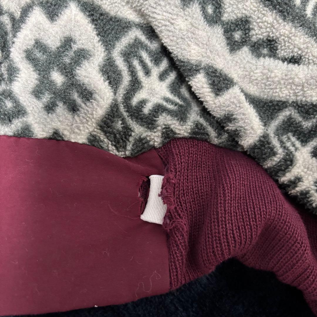 LL Bean バーガンディ ナイロンジャケット