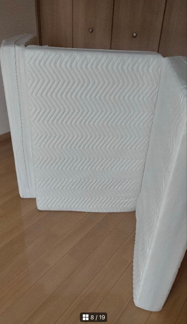 【全国送料無料】雲のやすらぎプレミアム　三つ折りマットレス