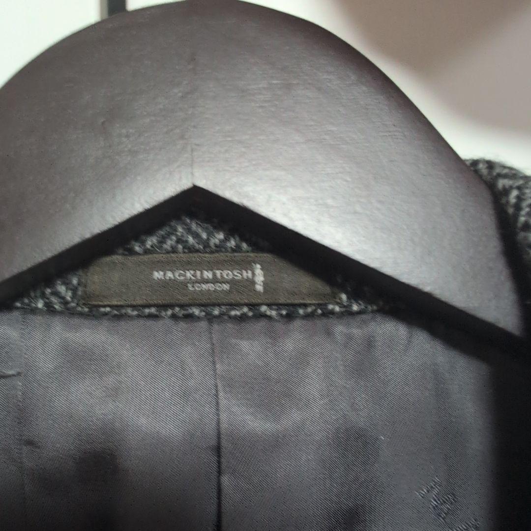 MACKINTOSH ヘリンボーン ビジネスジャケット グレー
