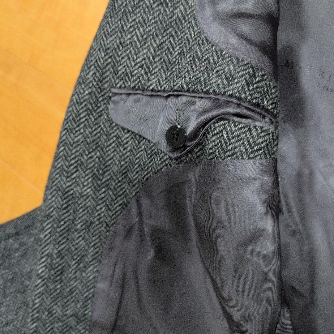MACKINTOSH ヘリンボーン ビジネスジャケット グレー
