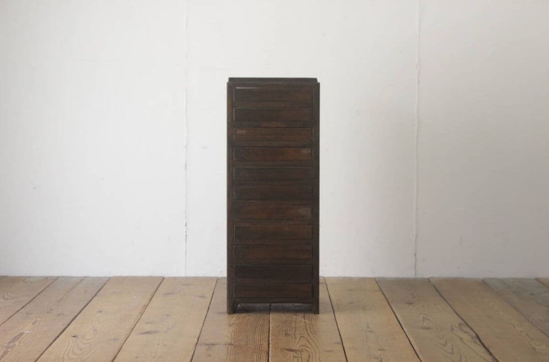 両面引き出し 抽斗 11杯 仕分け 書類 A4 小物入れ 木製 アンティーク英国