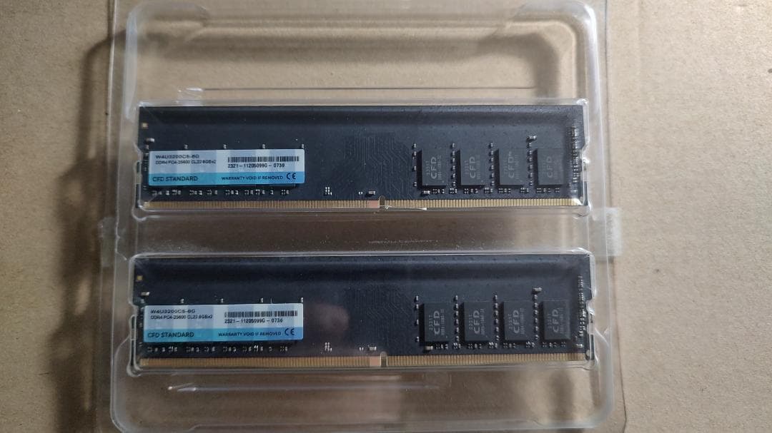 CFD W4U3200CS-8G DDR4 8GB×2枚組