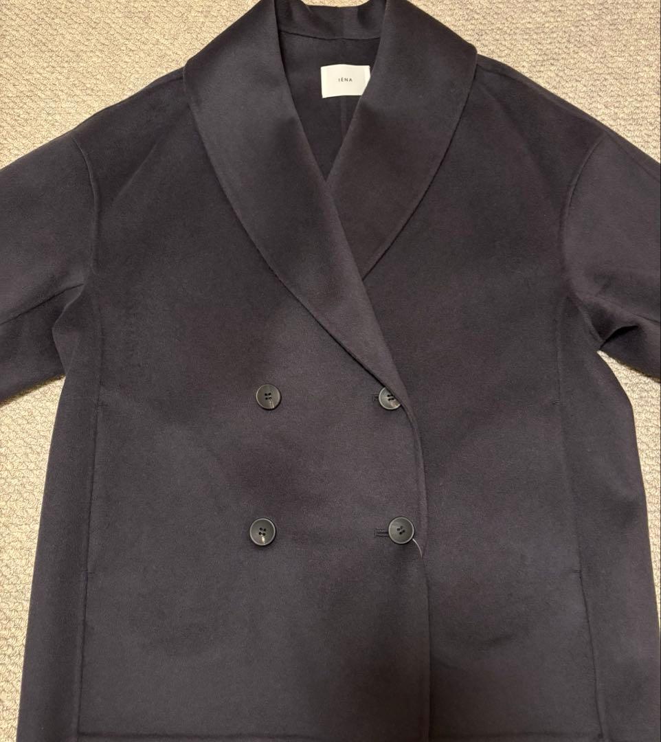 未使用タグ付きSuper160 ショールカラーハーフコート36