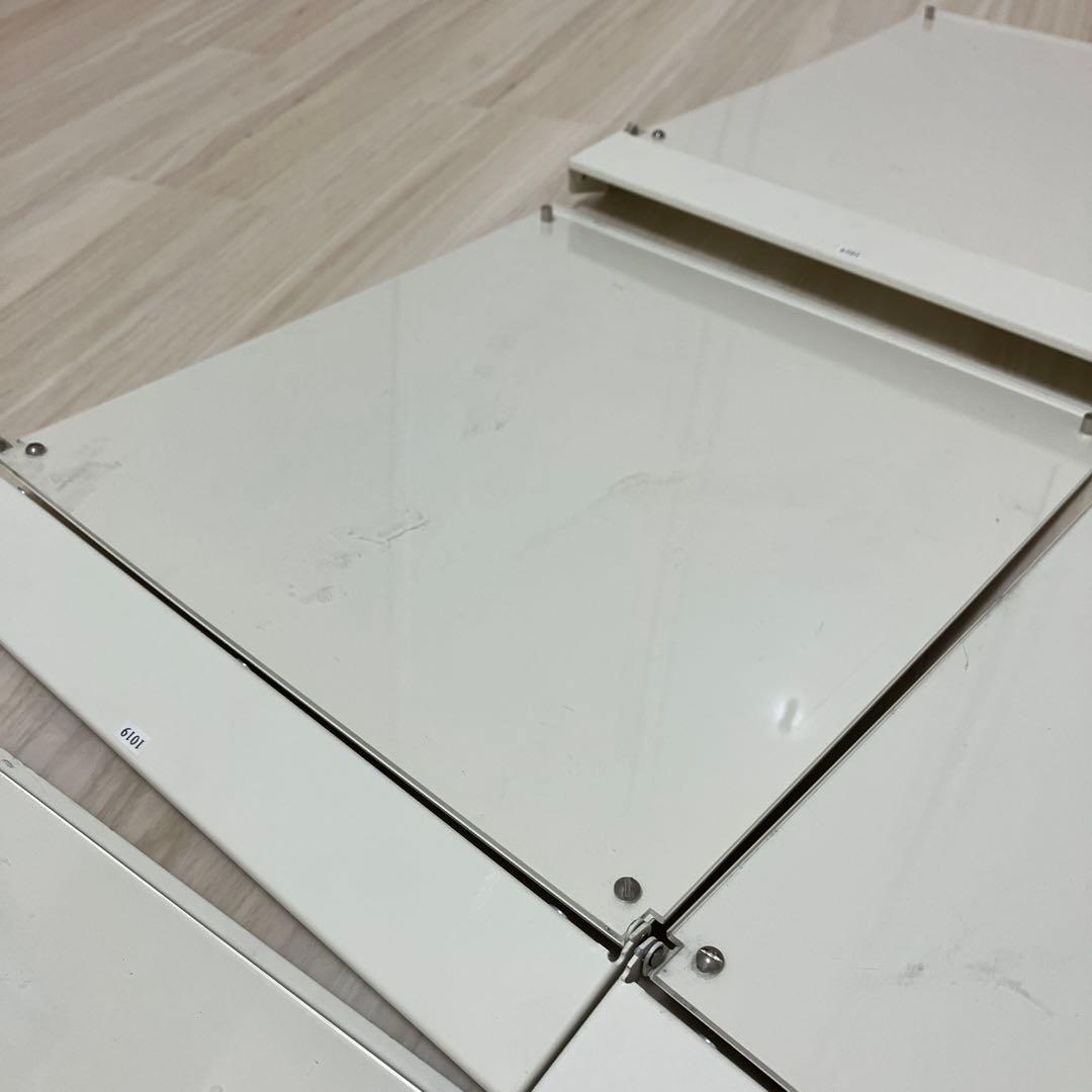 無印良品　スタッキングシェルフ用扉　アクリル　4個＋１枚（ジャンク品）