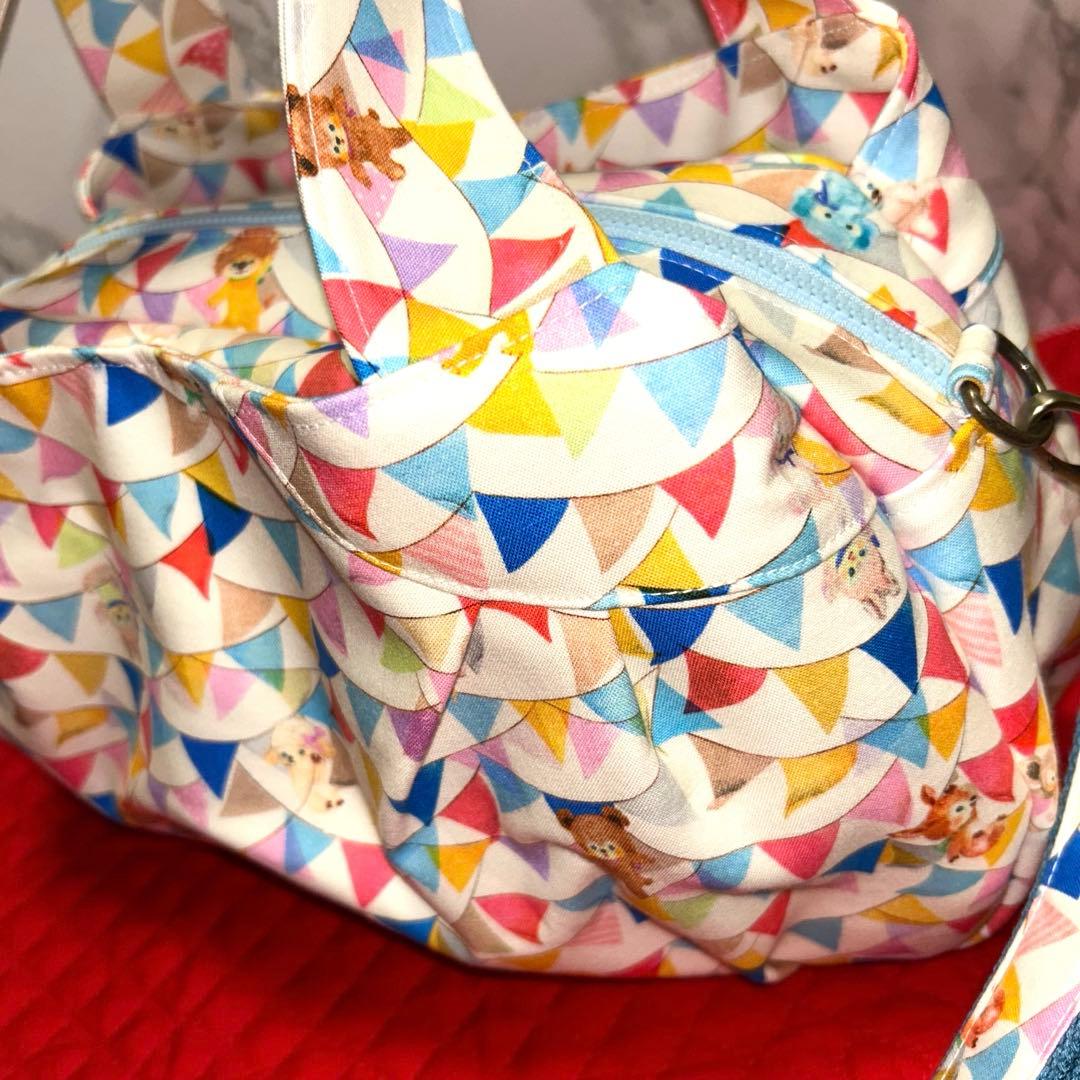 ぽんこ様ꔛ‬ෆユキエモン生地❤︎オーダー❤︎3roomコロンコロンbag