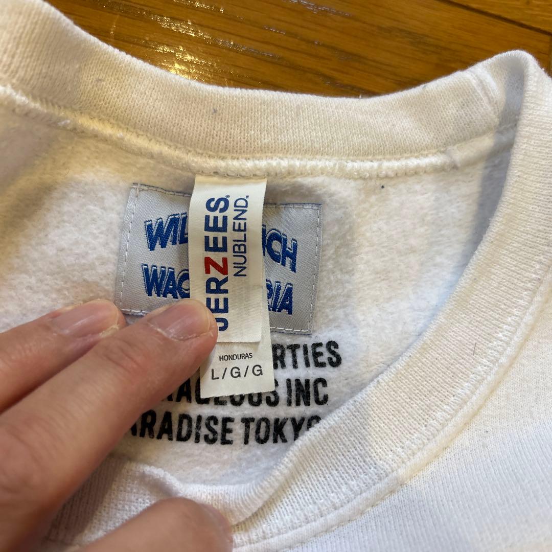 ワコマリアwackomariaスウェットシャツWILDBUNCH 野村訓市
