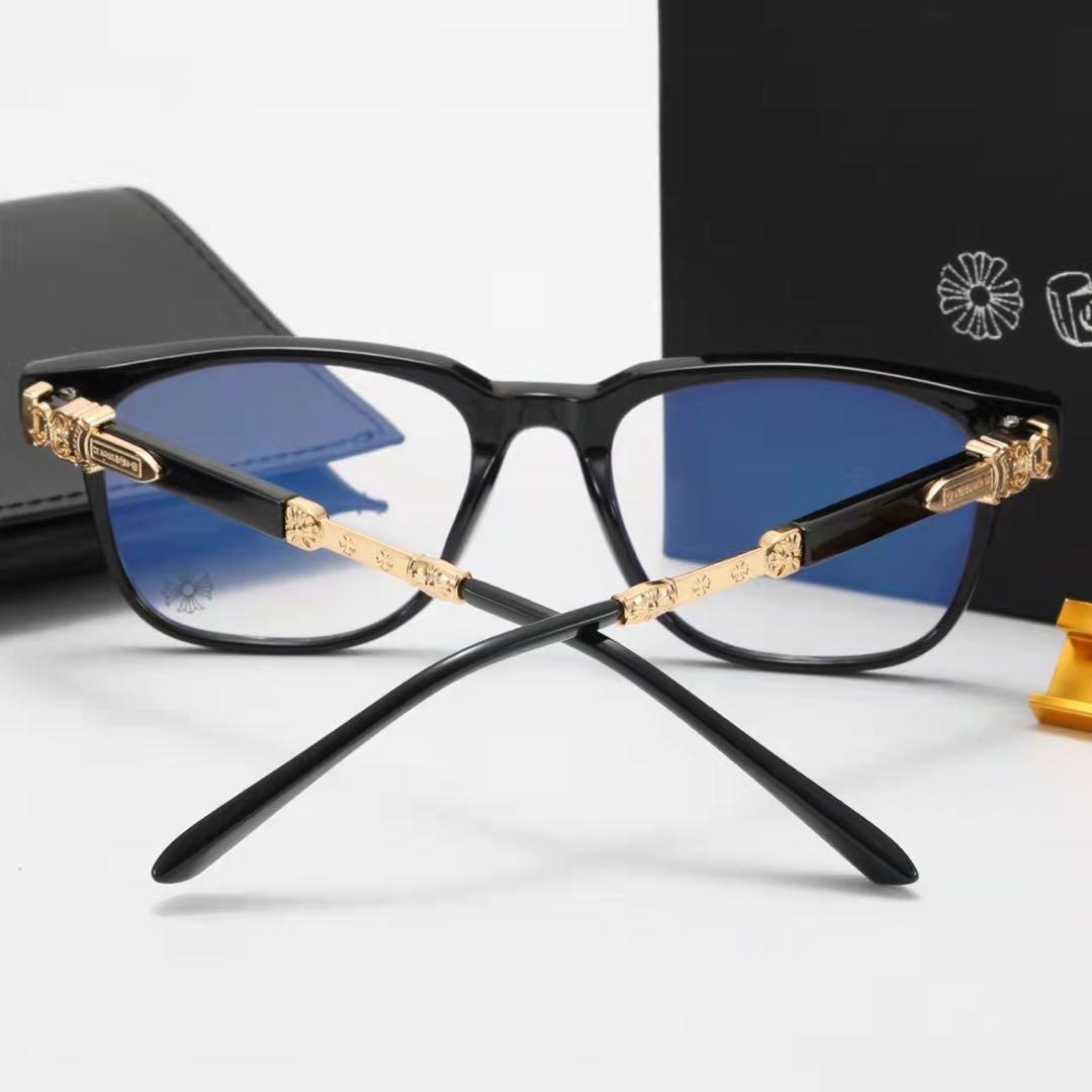 つうぃぺん 装飾ゴールド伊達メガネ