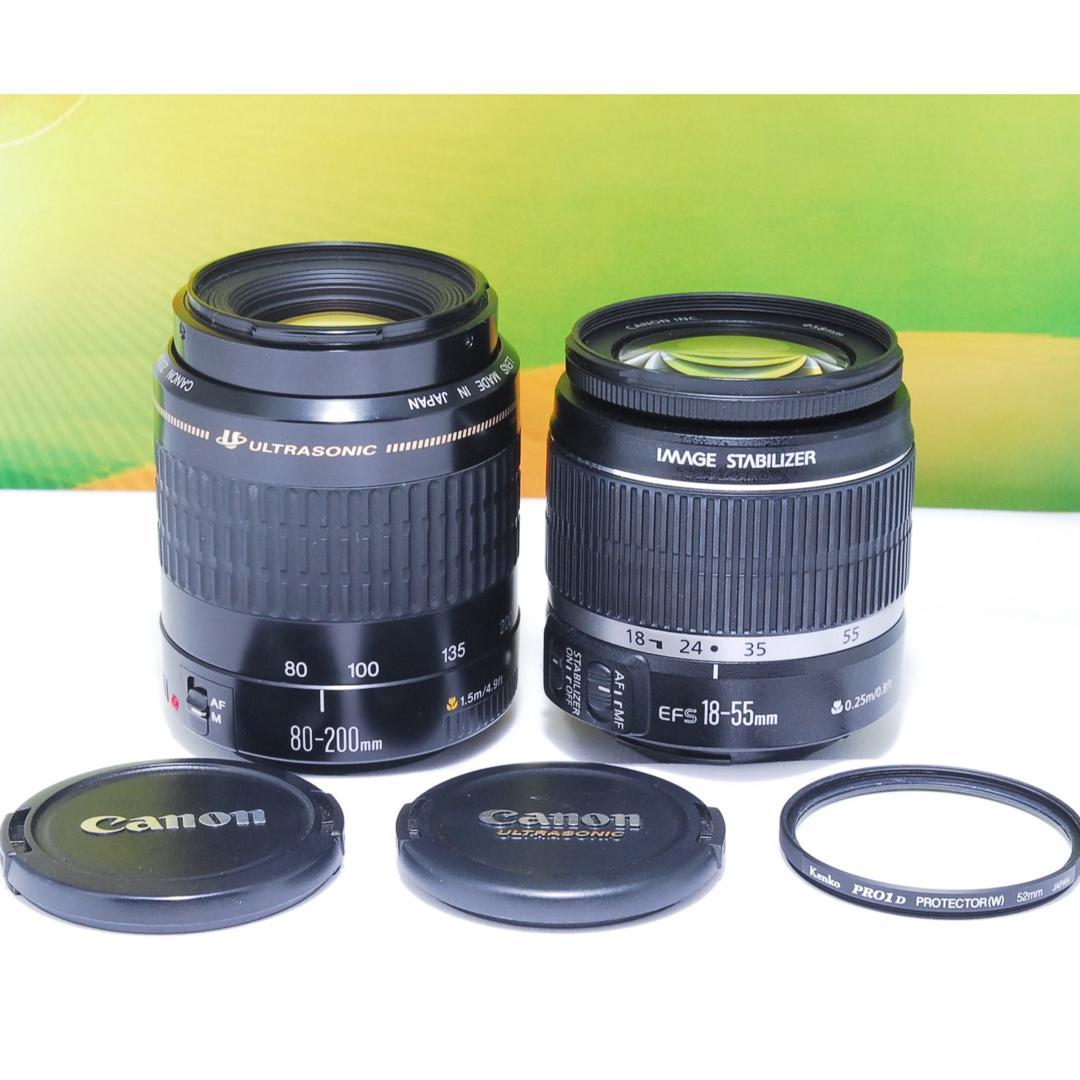 スマホ転送可✨Canon kiss X4 ダブルレンズ 初心者おすすめ 一眼レフ