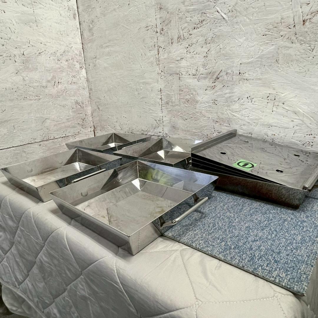 ステンレス製 業務用 ちりとり鍋 5個 セット まとめ売り ① A1275