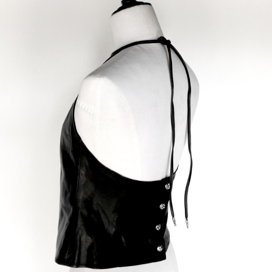 CHROME HEARTS クロムハーツ スクロール チップ ホルター トップ