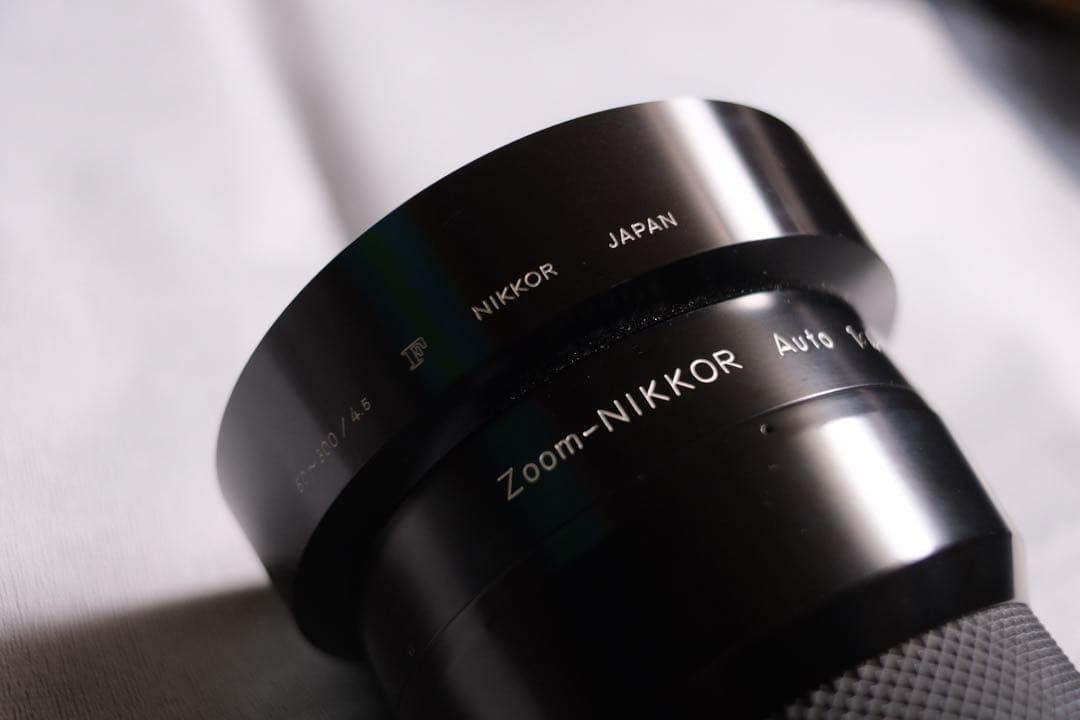 \"日本光学\"ロゴ Zoom-nikkor auto 50-300mm f4.5