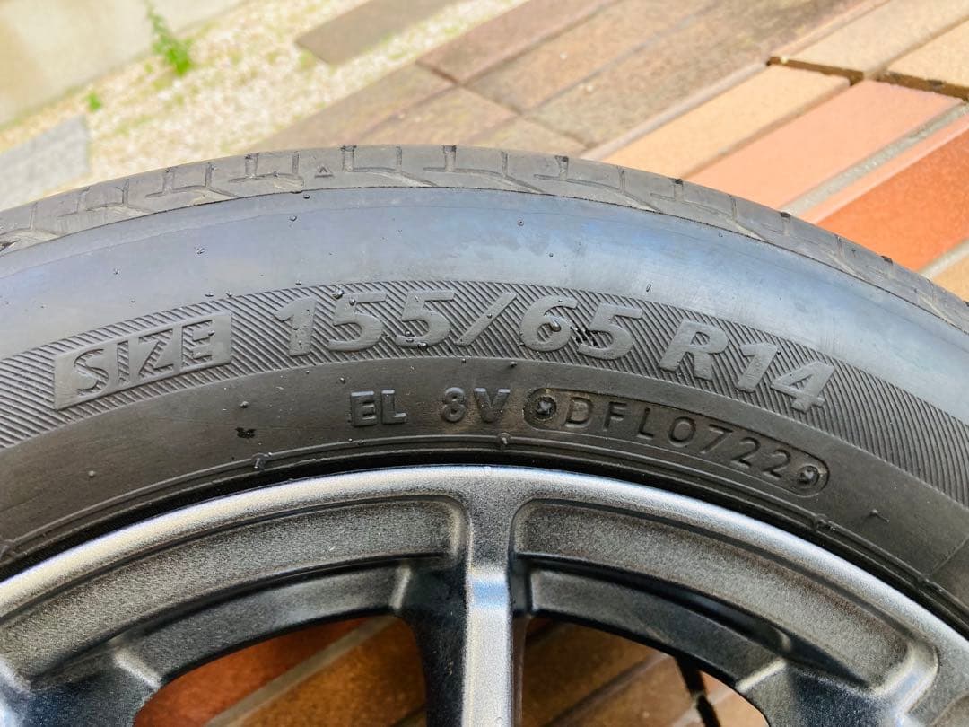 軽自動車用アルミホイール4本