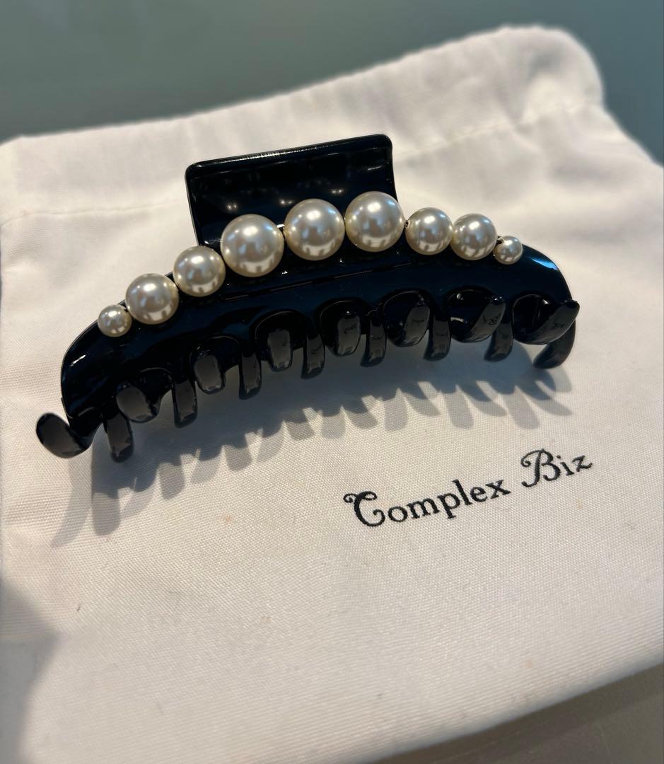 Complex Biz ブラックパールヘアクリップ