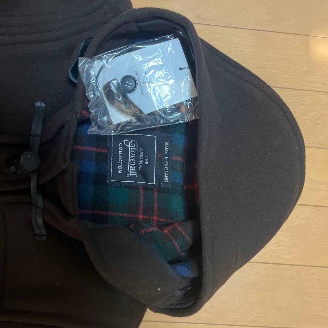 Gloverall ダッフルコート 38 ブラウンタータン